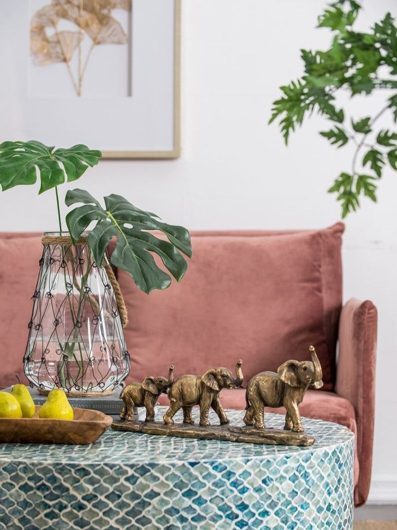 Декор Слоны Glasar 76885