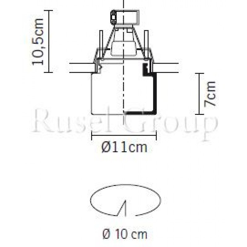 Встраиваемый светильник Fabbian Easy D14 F38 01 Встраиваемый светильник Fabbian Easy D14 F38 01