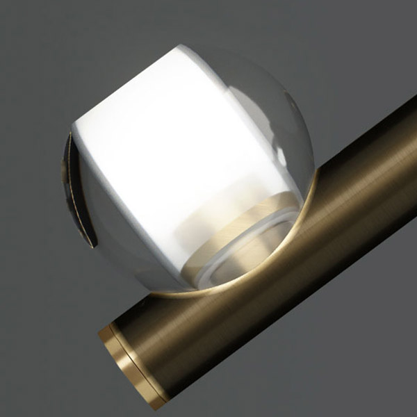 Настенный светильник ILIANA WALL A Brass Black by ImperiumLoft