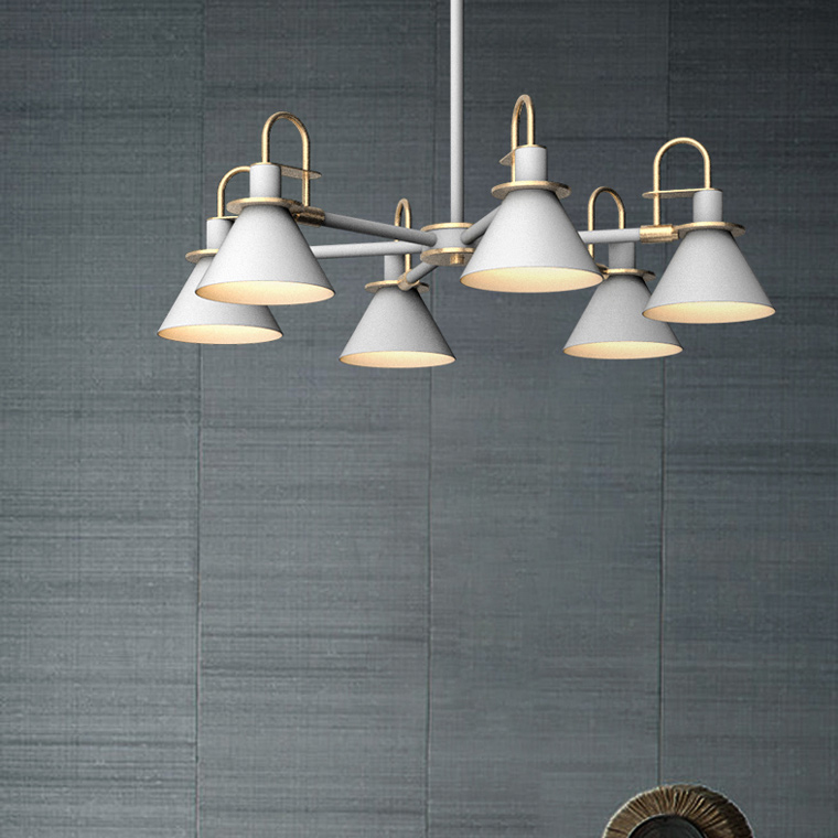 Люстра на штанге CODA D88 White by ImperiumLoft