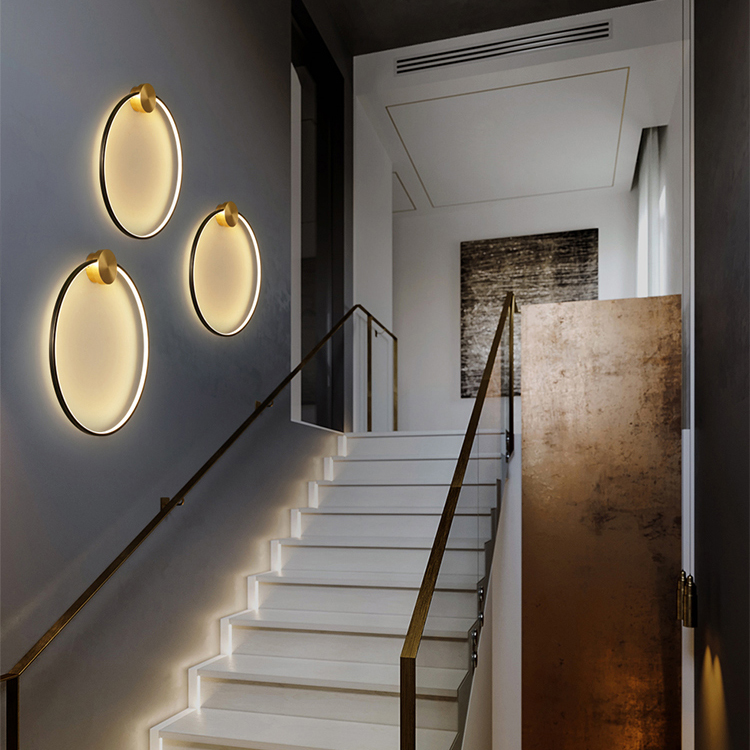 Настенный светильник WOLKE WALL D60 Black by ImperiumLoft