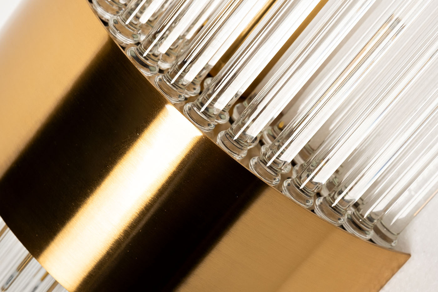 Бра стеклянное (латунь) Garda Decor 92EL-YG59021G-2W