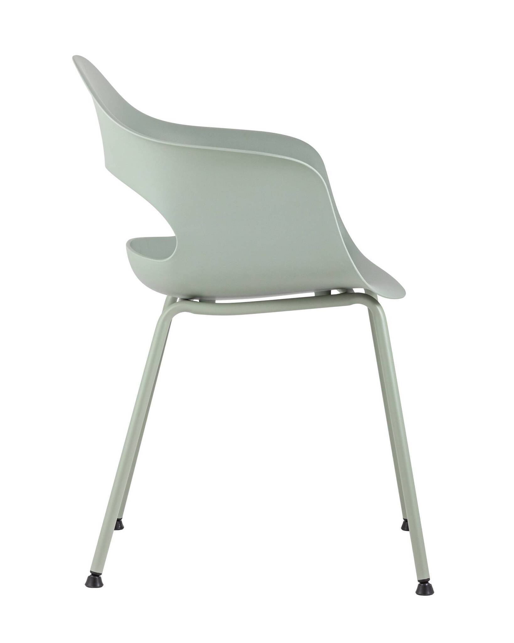 Стул Lady пластик серо-зеленый Stool Group
