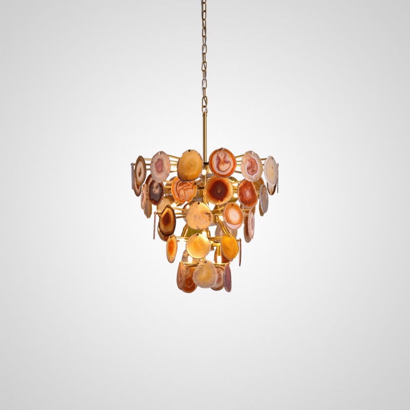 Подвесная люстра AGATE D60 Yellow by ImperiumLoft