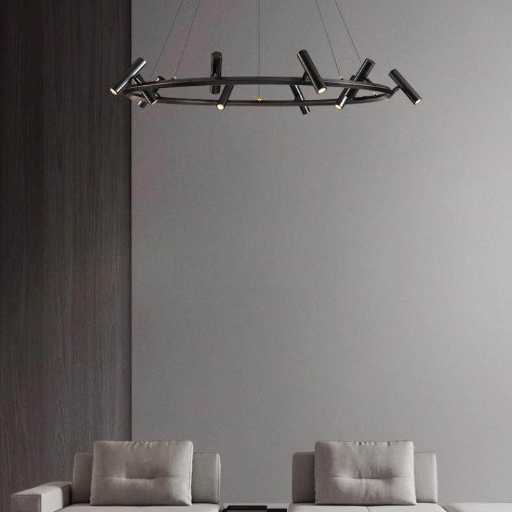 Кольцевые люстры и светильники LEEDS RING L16 by ImperiumLoft