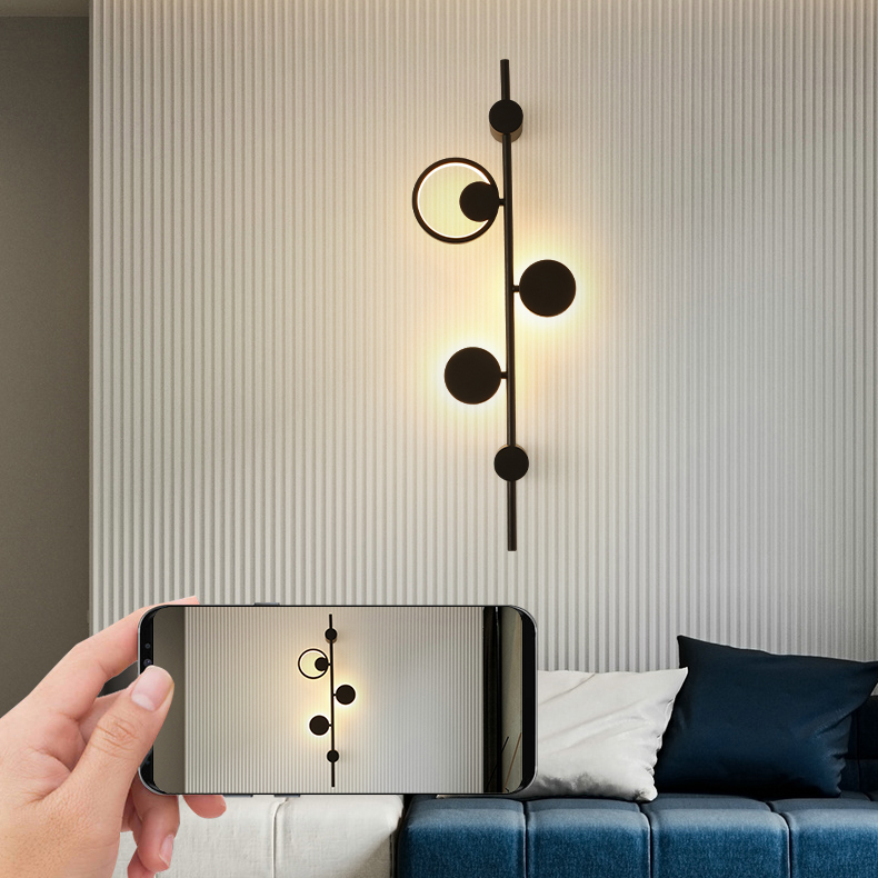 Настенный светильник LIDVOR L2 Black by ImperiumLoft