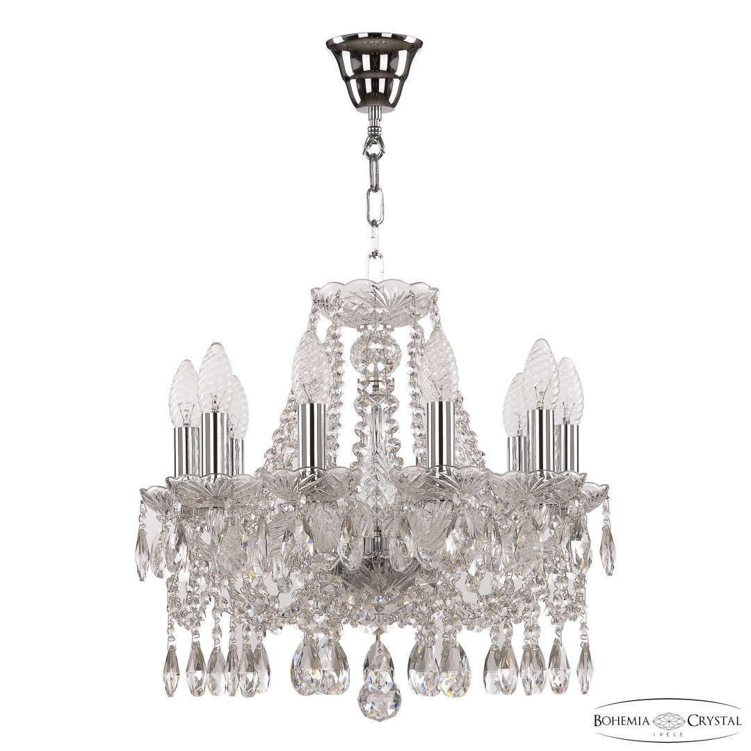 Люстра хрустальная 107/10/141 Ni Bohemia Ivele Crystal