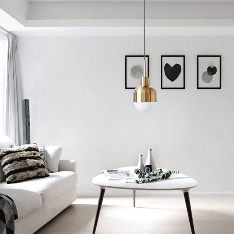 Подвесной светильник POD White by ImperiumLoft