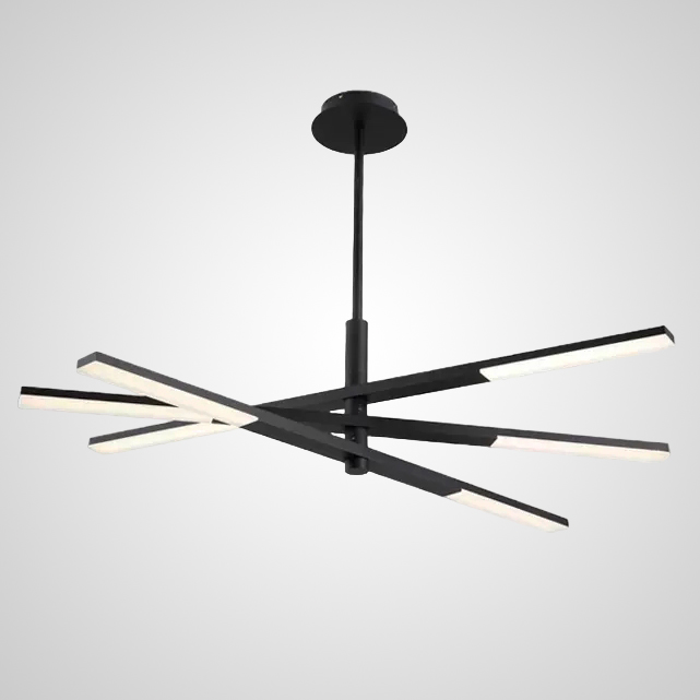 Подвесная люстра ORTON D88 Black by ImperiumLoft