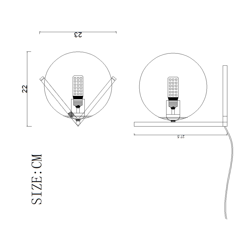 Настольная Лампа Stem Tab D22,5 By Imperiumloft