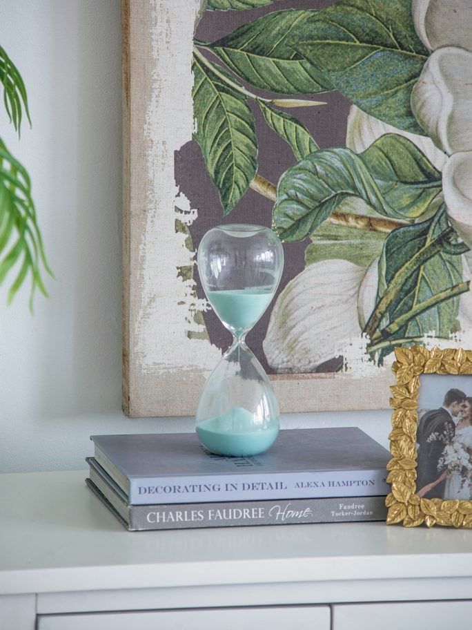 Декоративное изделие Песочные часы Glasar 73229-JADE
