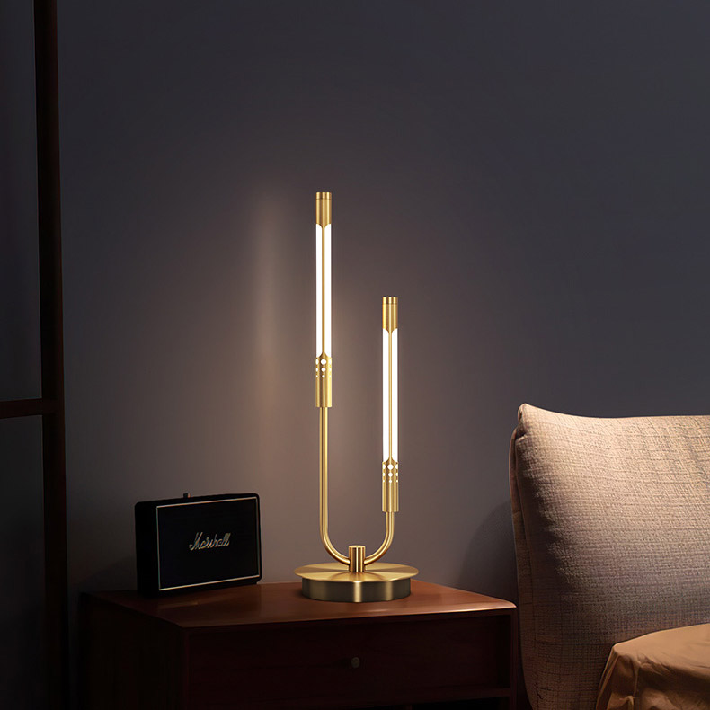 Настольная лампа VALA TAB Brass by ImperiumLoft