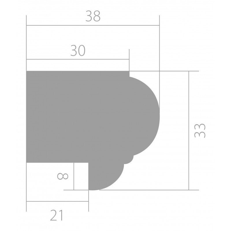 Молдинг Ultrawood арт. Trim 0003 А (2440 х 34 х 33)