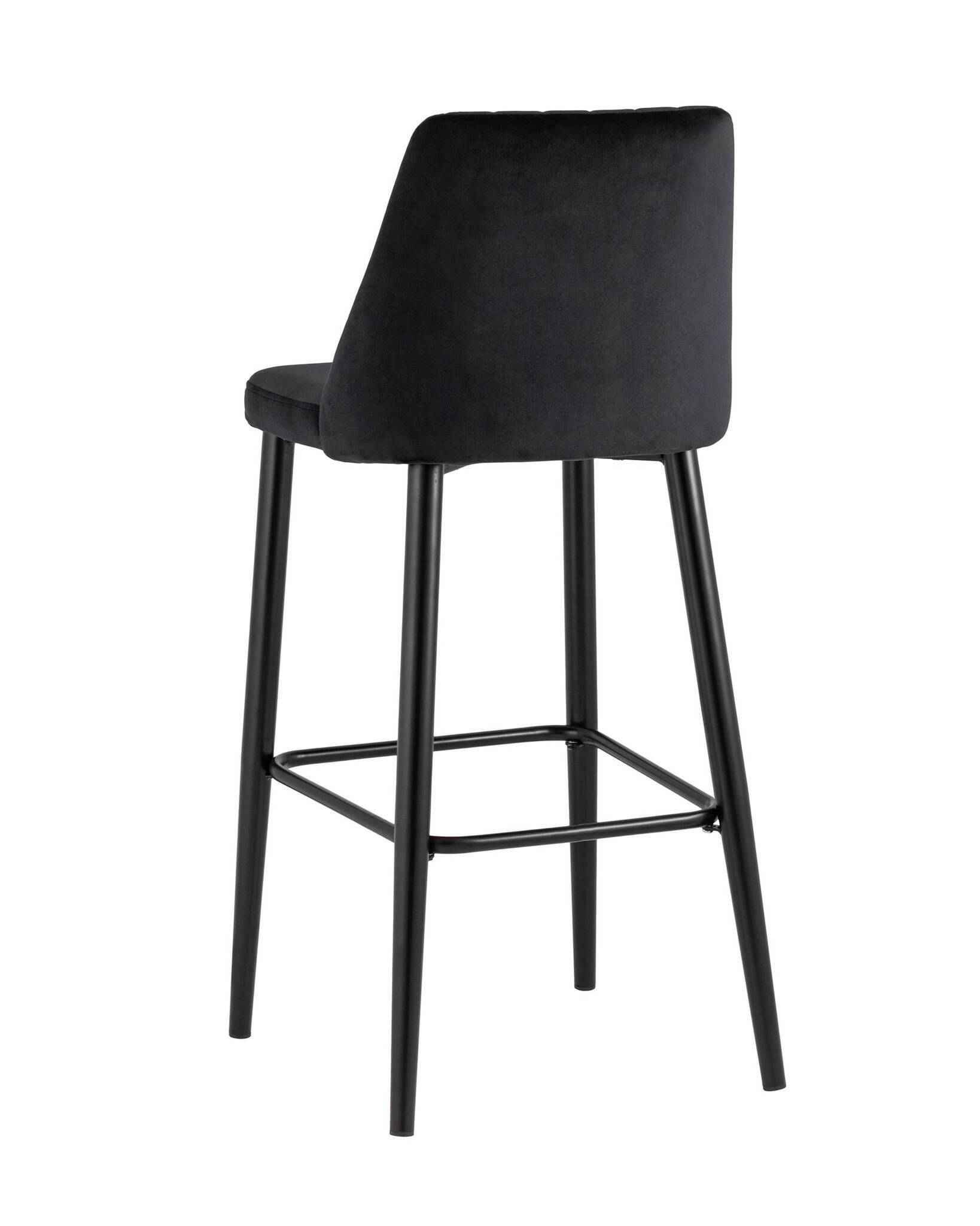Стул барный Диего велюр черный Stool Group