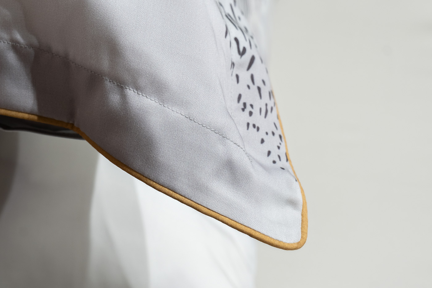 Комплект из 2х наволочек Нувола 70х70см серый с принтом Garda Decor 144HF-10309