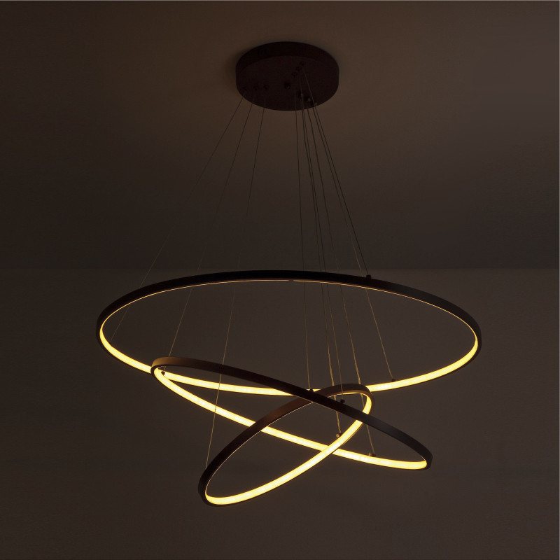 Каскадная люстра LED4U L5053-80-60-40 BR