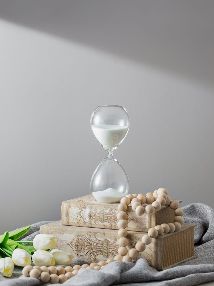 Декоративное изделие Песочные часы Glasar 73221-WHIT