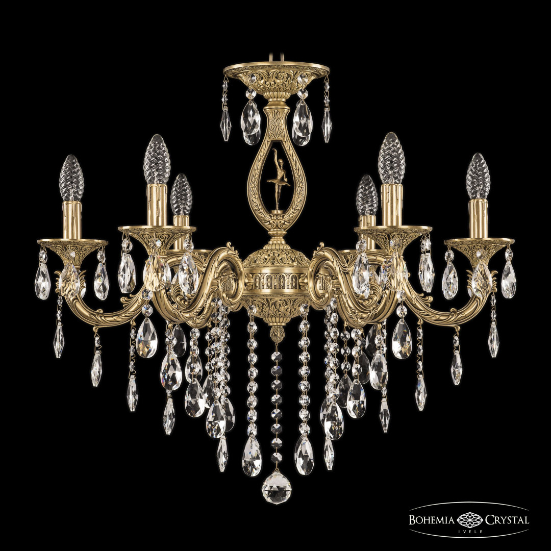 Люстра бронзовая с хрусталём 71401/6/210 B FP FD2S