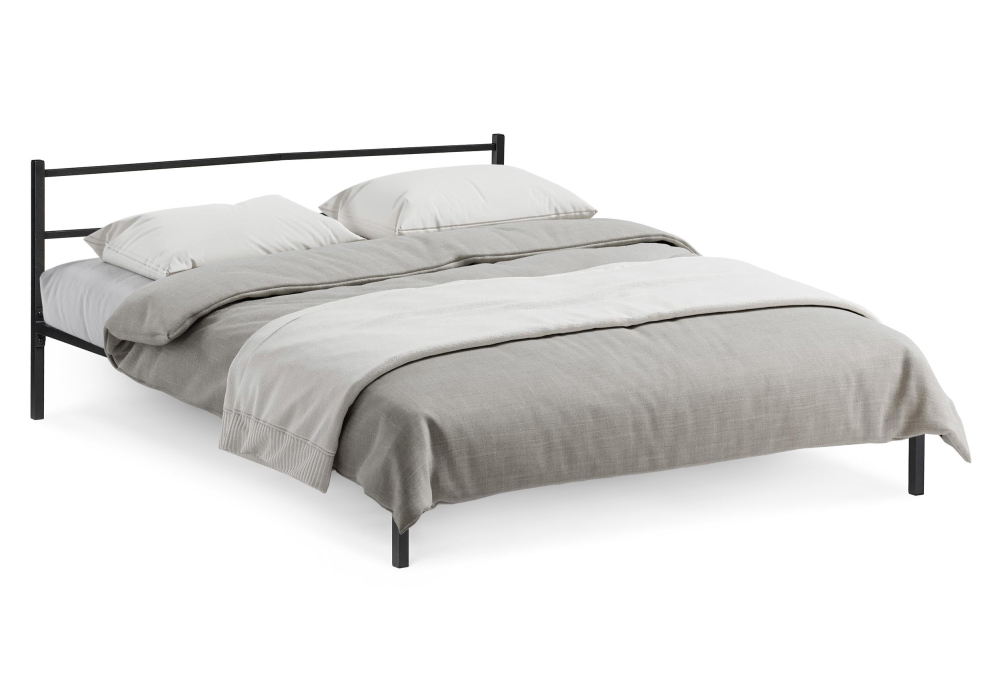 Кровать Woodville Фади 160х200 черная 491588