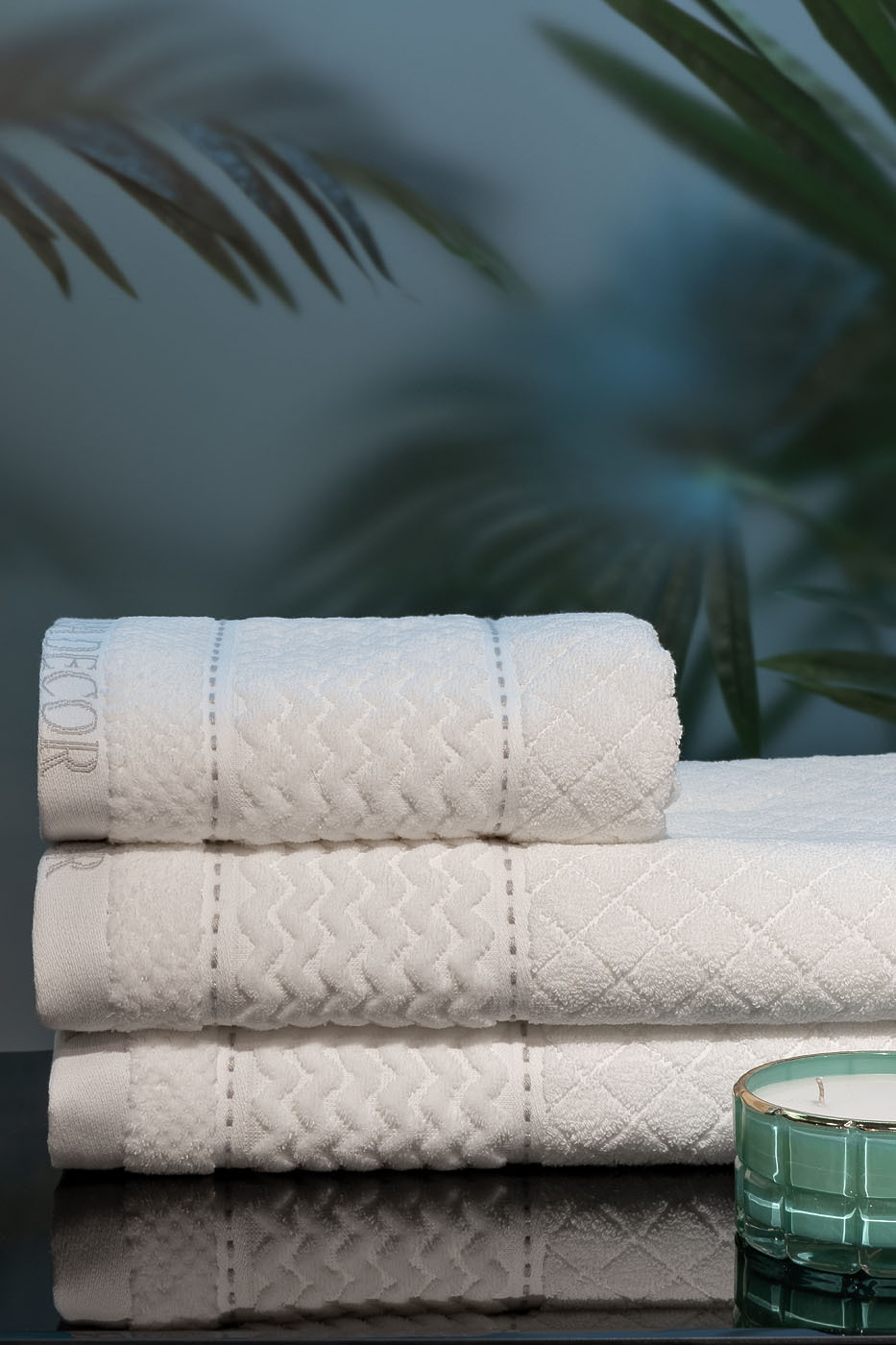 Полотенце "Наполи" 70*140 белое Garda Decor 119VAL-ARG70140-POL BEL