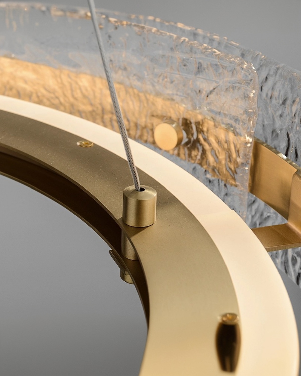 Золотая круглая люстра Берген Louvre Home LCH280325XNP