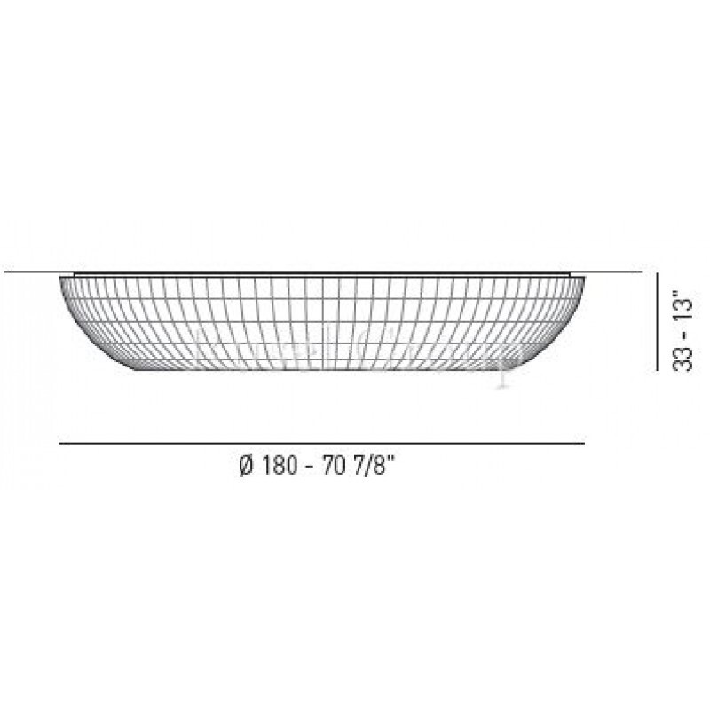 Потолочный светильник Axo Light BELL PL 180