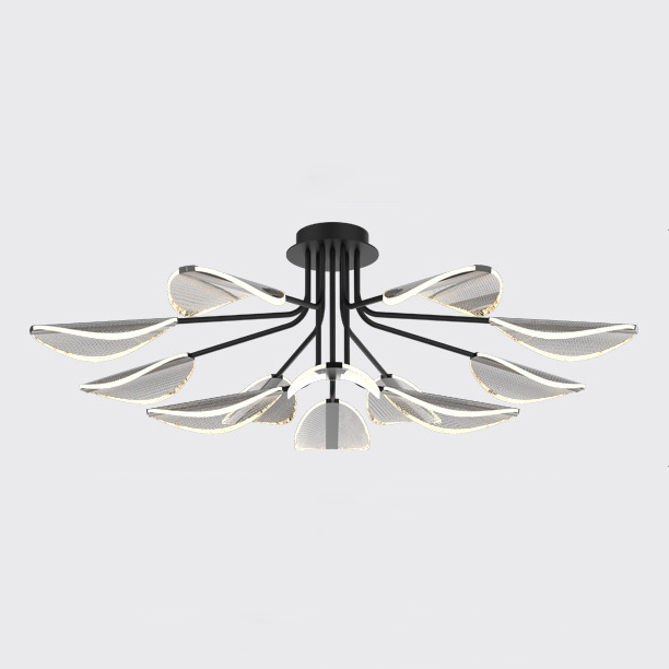 Потолочная люстра VISUAL L12 Black by ImperiumLoft