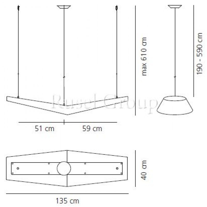 Подвесной светильник Artemide Mouette simmetrica