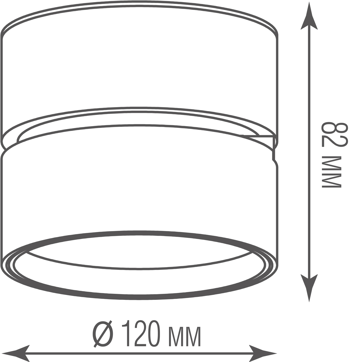 Накладной поворотный светодиодный светильник Donolux DL18960R18W1B