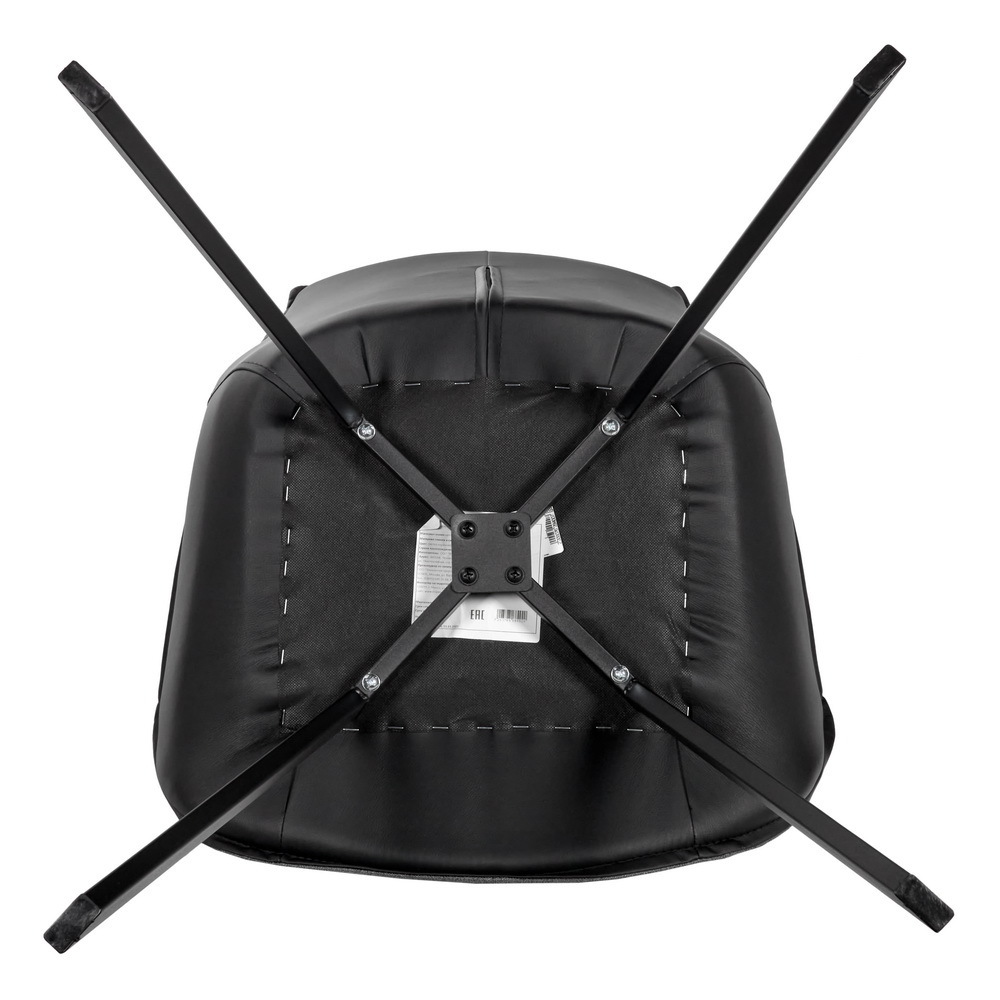 Стул Soft серо-голубой с чёрным, рогожка Bradex Home RF 0412