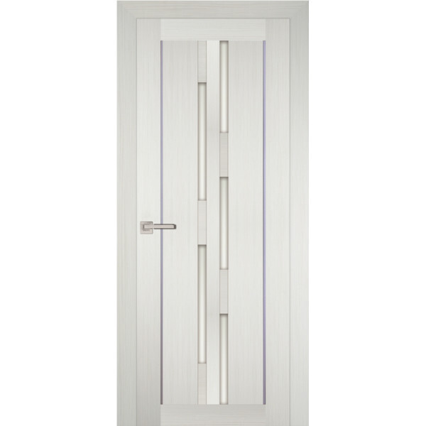 Межкомнатная дверь Graf PS-33 белый сатинат Перламутровый дуб (2000 х 700)