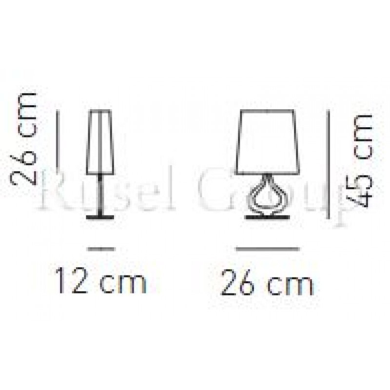 Настольная лампа Axo Light SLIGHT LT P