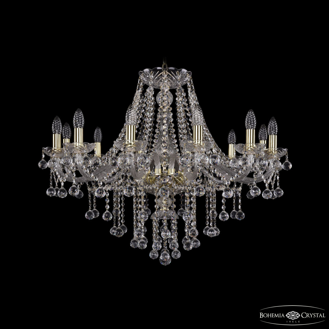 Люстра хрустальная 1415/12/300 G Balls