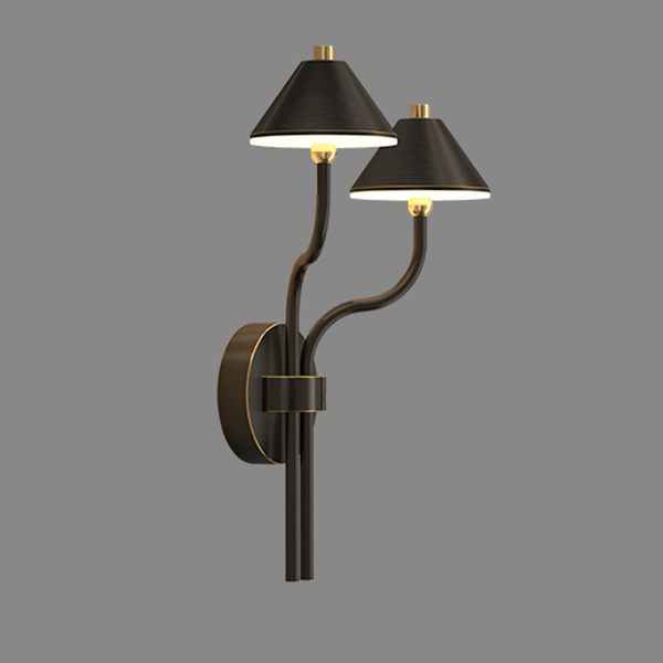 Настенный светильник GENRE L1 Black by ImperiumLoft