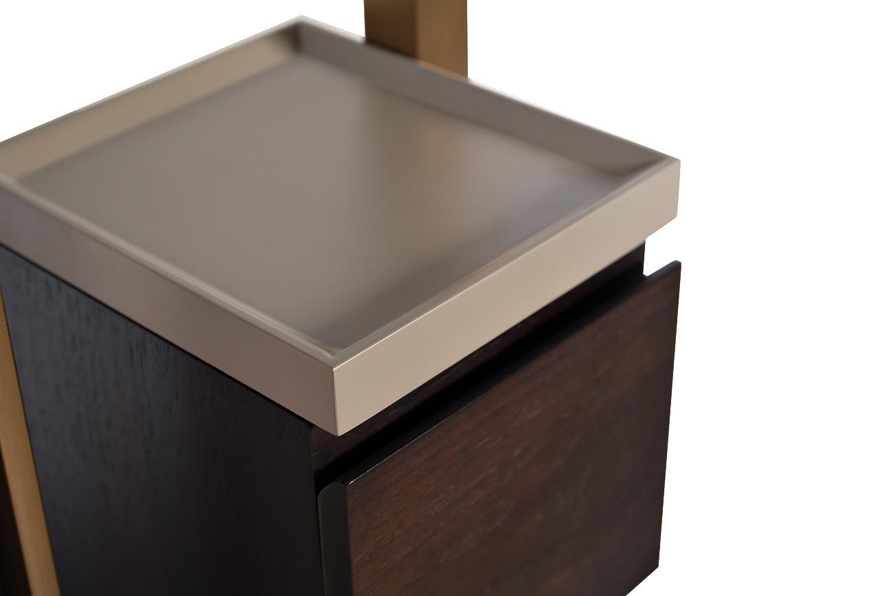 Зеркало напольное с тумбой и подсветкой Garda Decor 58DB-MR18158