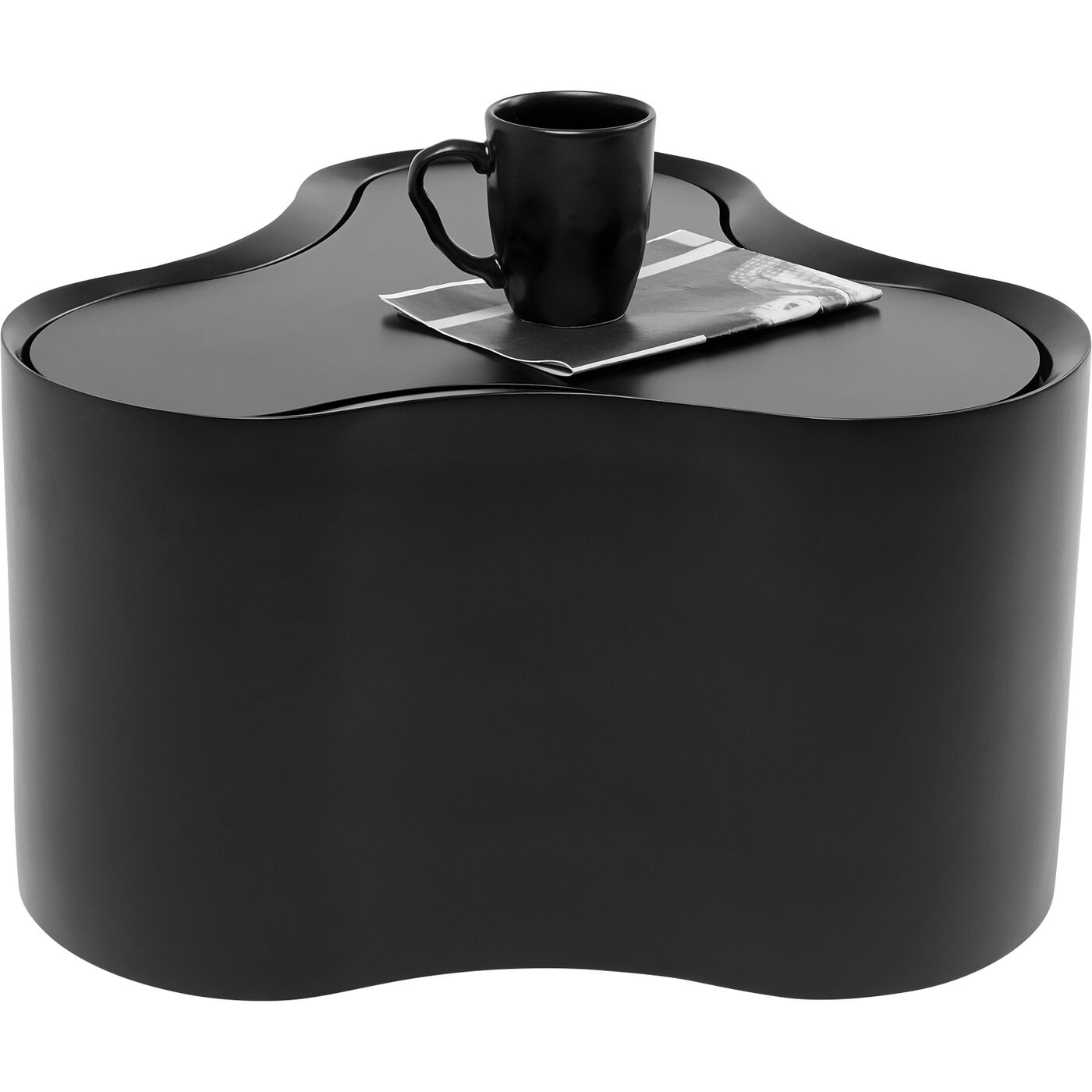 Стол приставной KARE x Karim Rashid Lotus Black 35cm KARE 70875