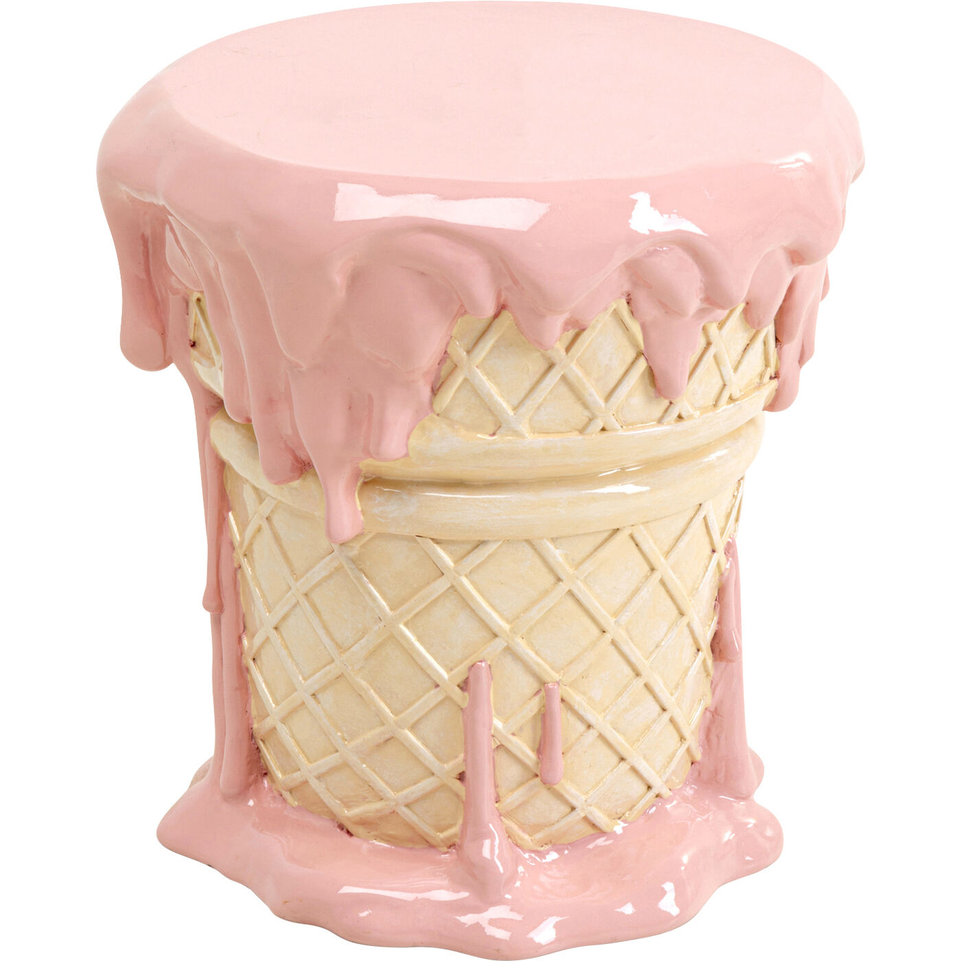 Пуф Ice Cream Pink Ø37cm KARE 71040