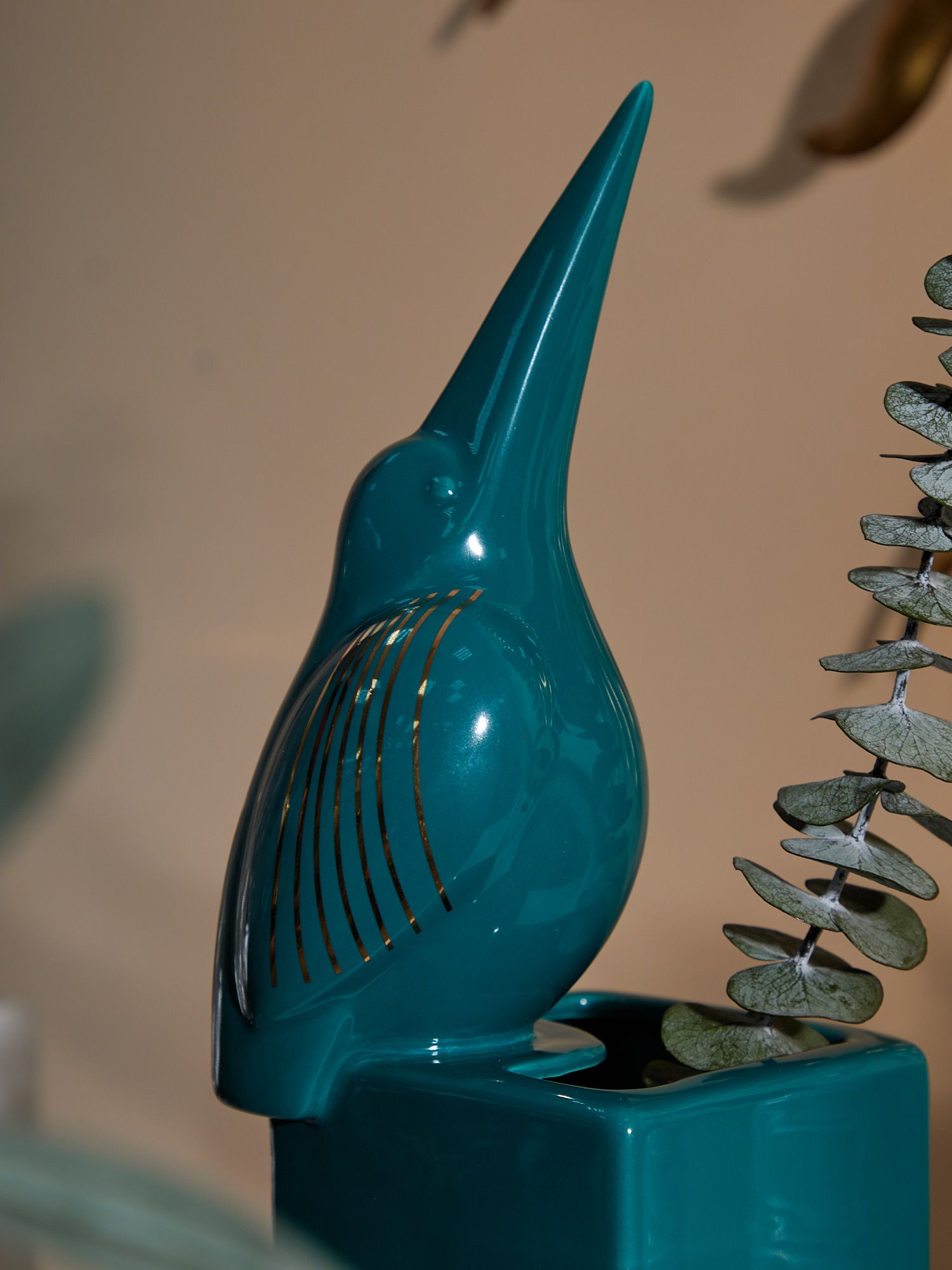 Ваза с птицей Glasar 68-040