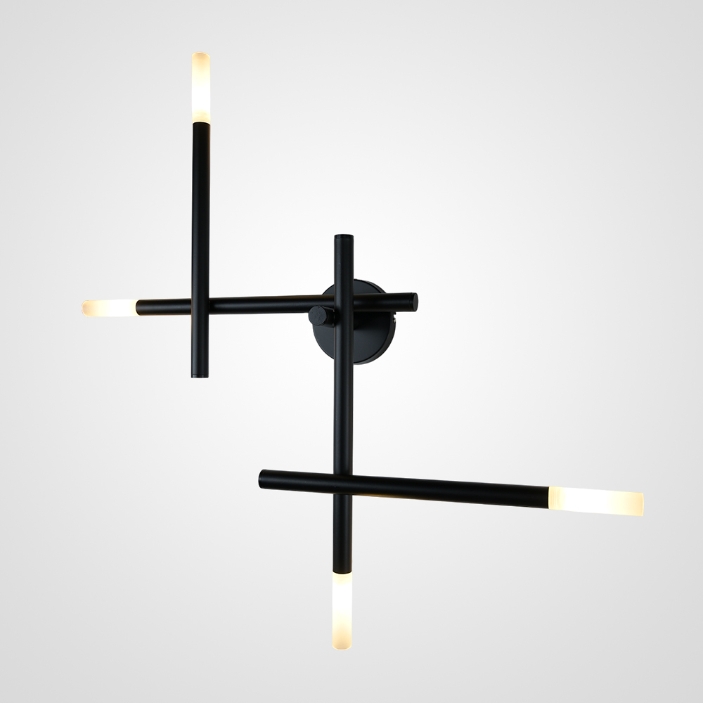 Настенное Бра Traverse Wall Black H83 By Imperiumloft