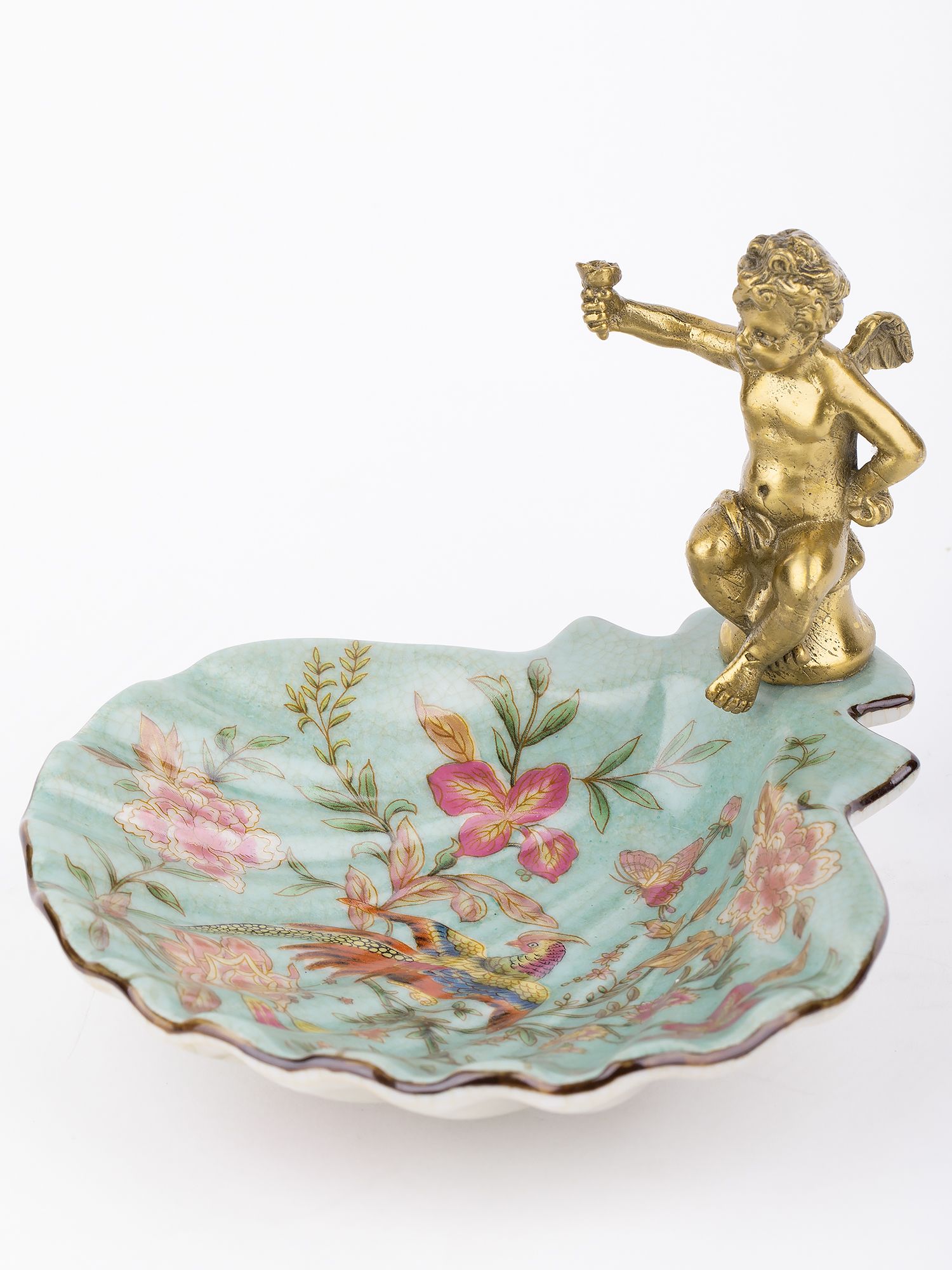 Блюдо с ангелом Glasar 31G2570/C562C/HLD1533