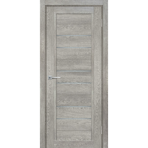 Межкомнатная дверь Graf ТЕХНО-806 белый сатинат Чиаро гриджио (2000 х 900)