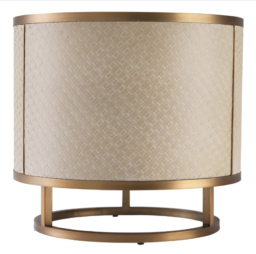 Приставной Столик Eichholtz Napa Valley woven washed oak veneer 114779