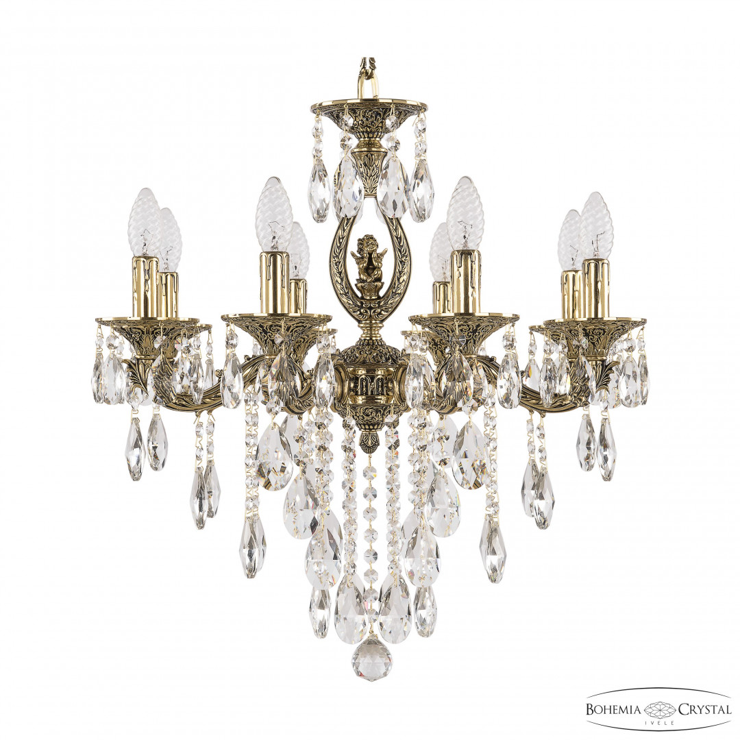 Люстра бронзовая с хрусталём 71414/8/175 B GB FA2S