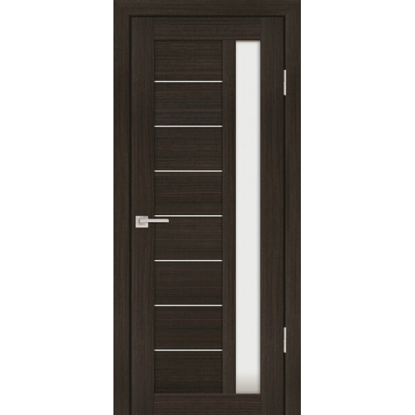 Межкомнатная дверь Graf PS-40 белый сатинат Мокко (1900 х 600)