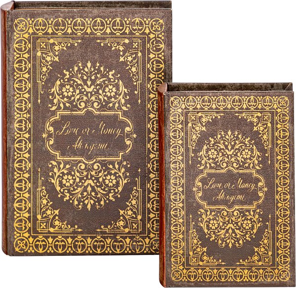 Шкатулки в виде книг, набор Glasar 39-119