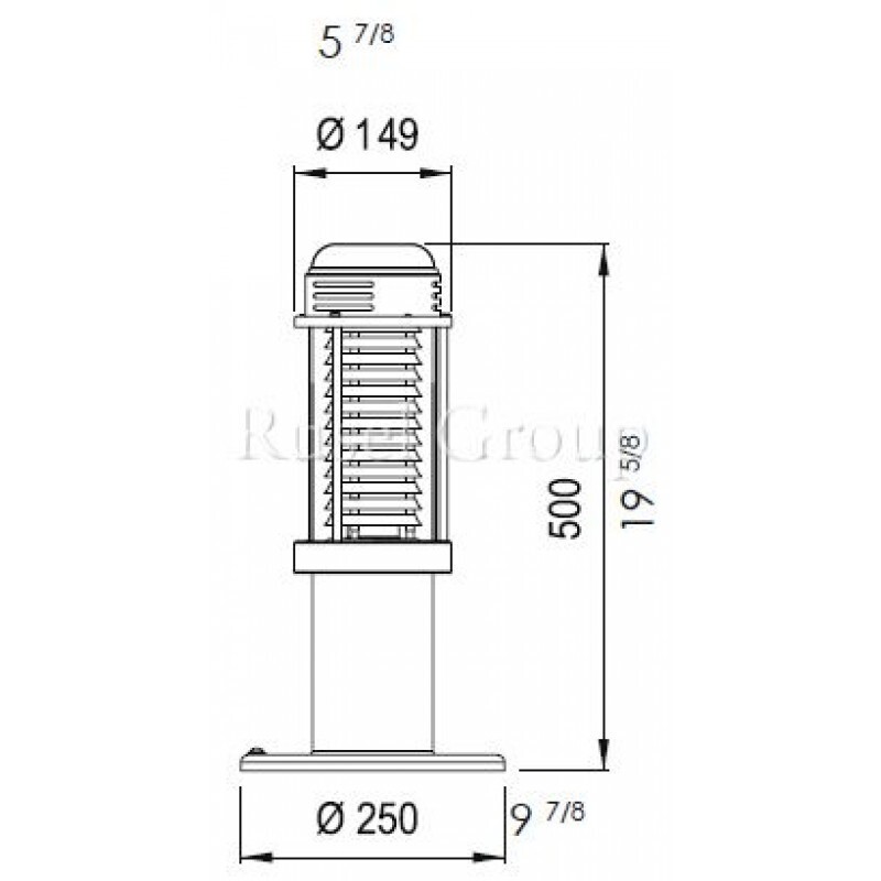 Уличный светильник Kolarz FUTURA 2 CUPRUM 95033/500/CU