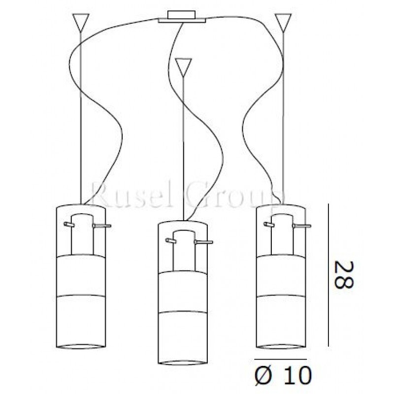 Подвесной светильник de MAJO XILO S10D3