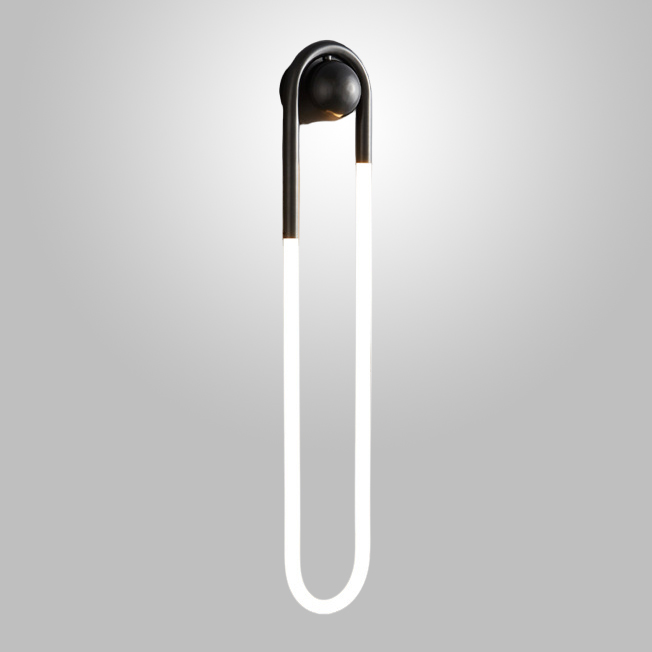 Настенный светильник GABI WALL H75 Black by ImperiumLoft