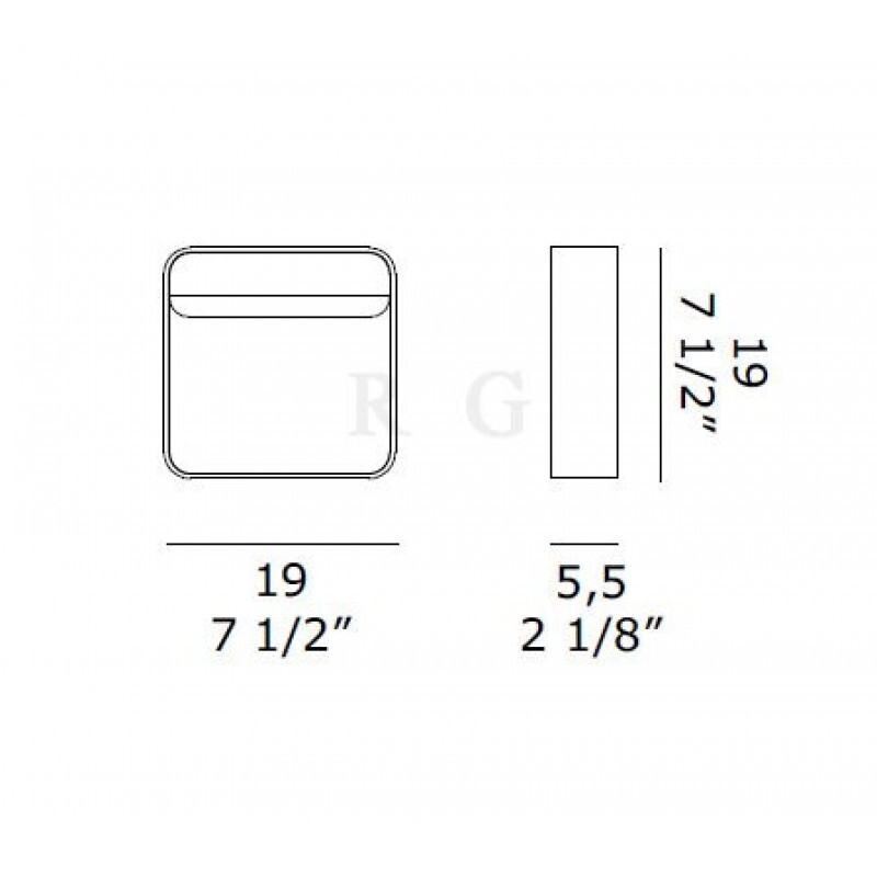 Настенно-потолочный светильник De Majo METAFORA A/P 19