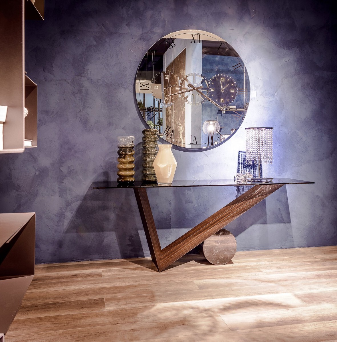 Часы Cattelan Italia Times fume